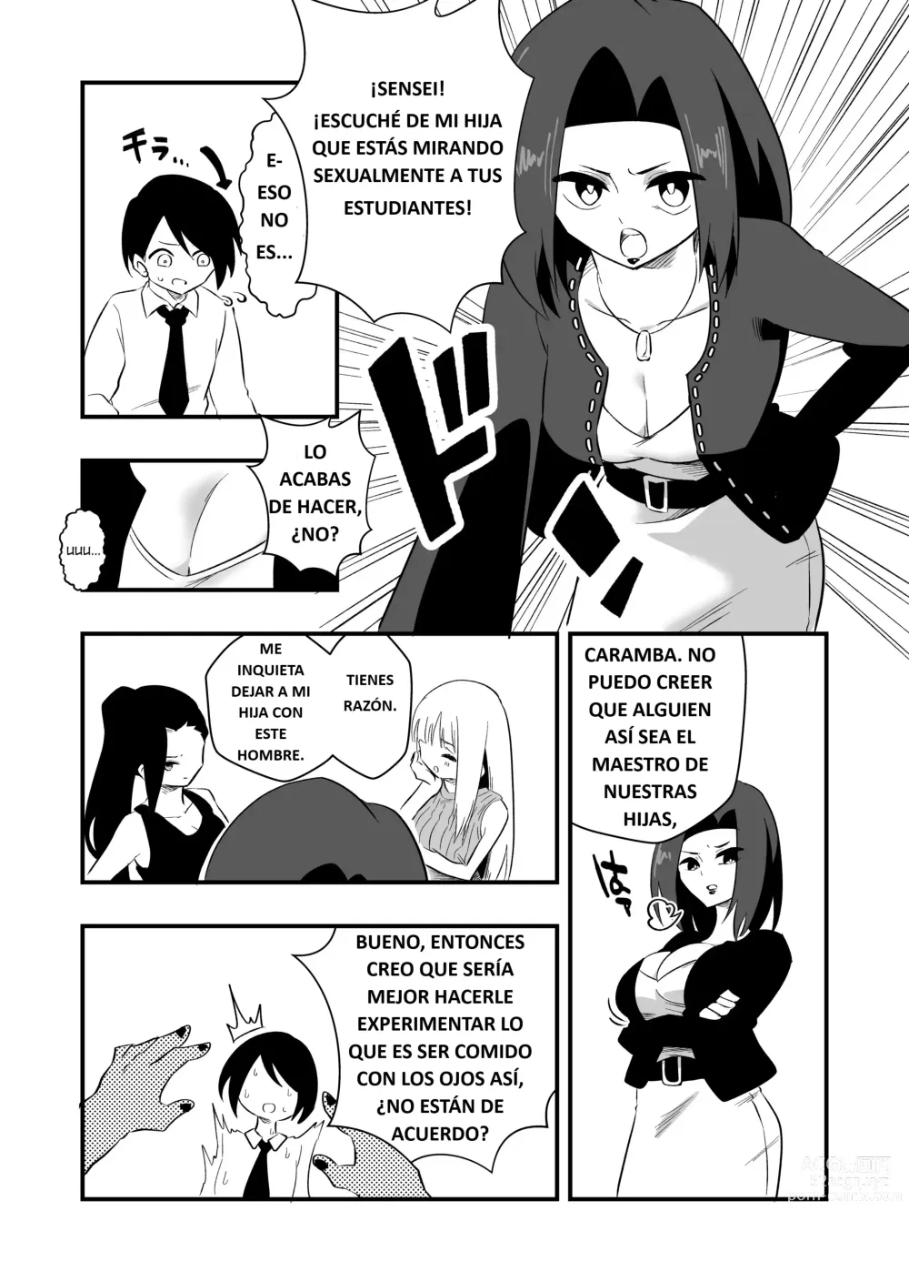 Page 3 of doujinshi Mon Pe Niyoru Dansei Kyoushi Josou Choukyou Keikaku