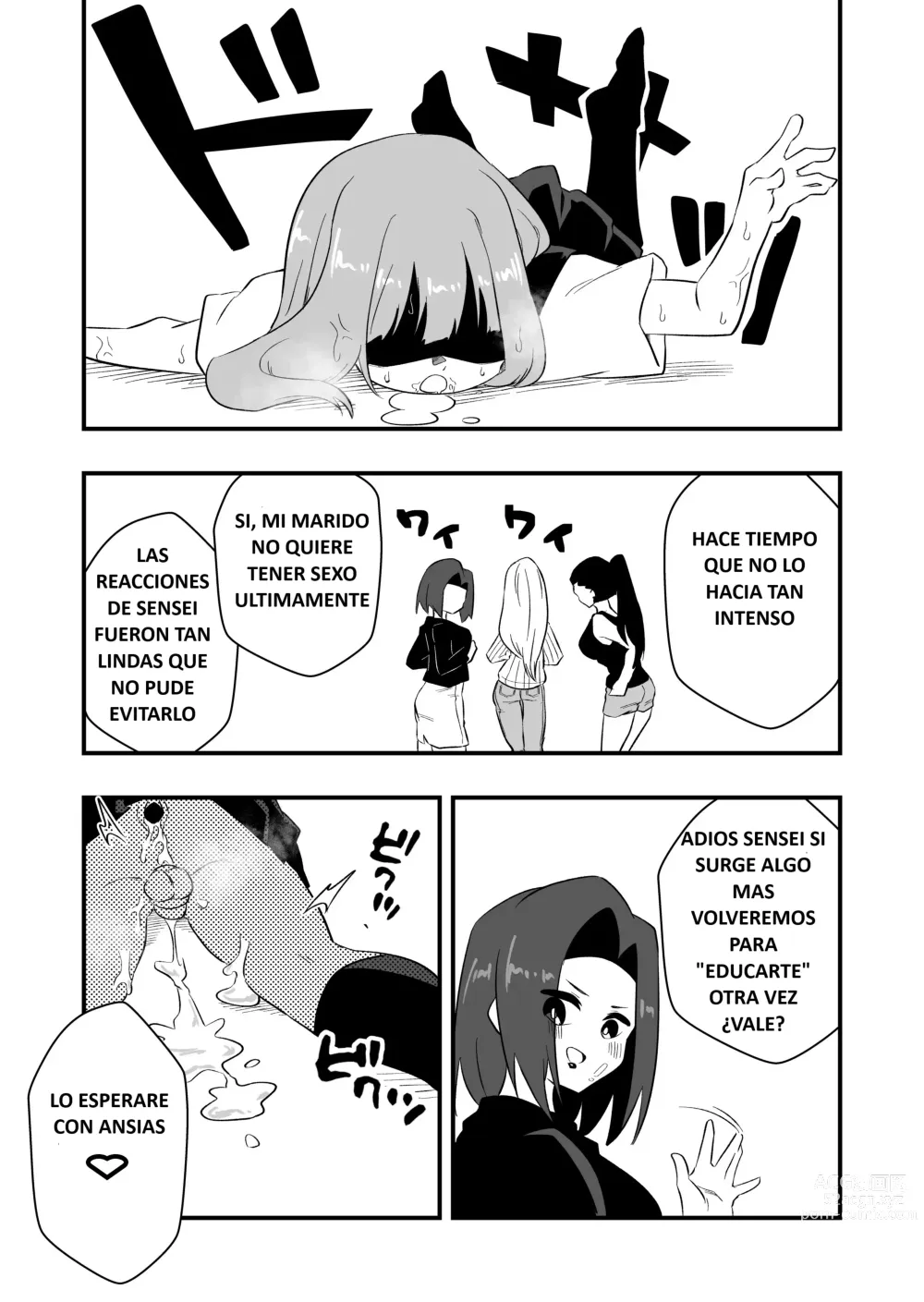 Page 31 of doujinshi Mon Pe Niyoru Dansei Kyoushi Josou Choukyou Keikaku