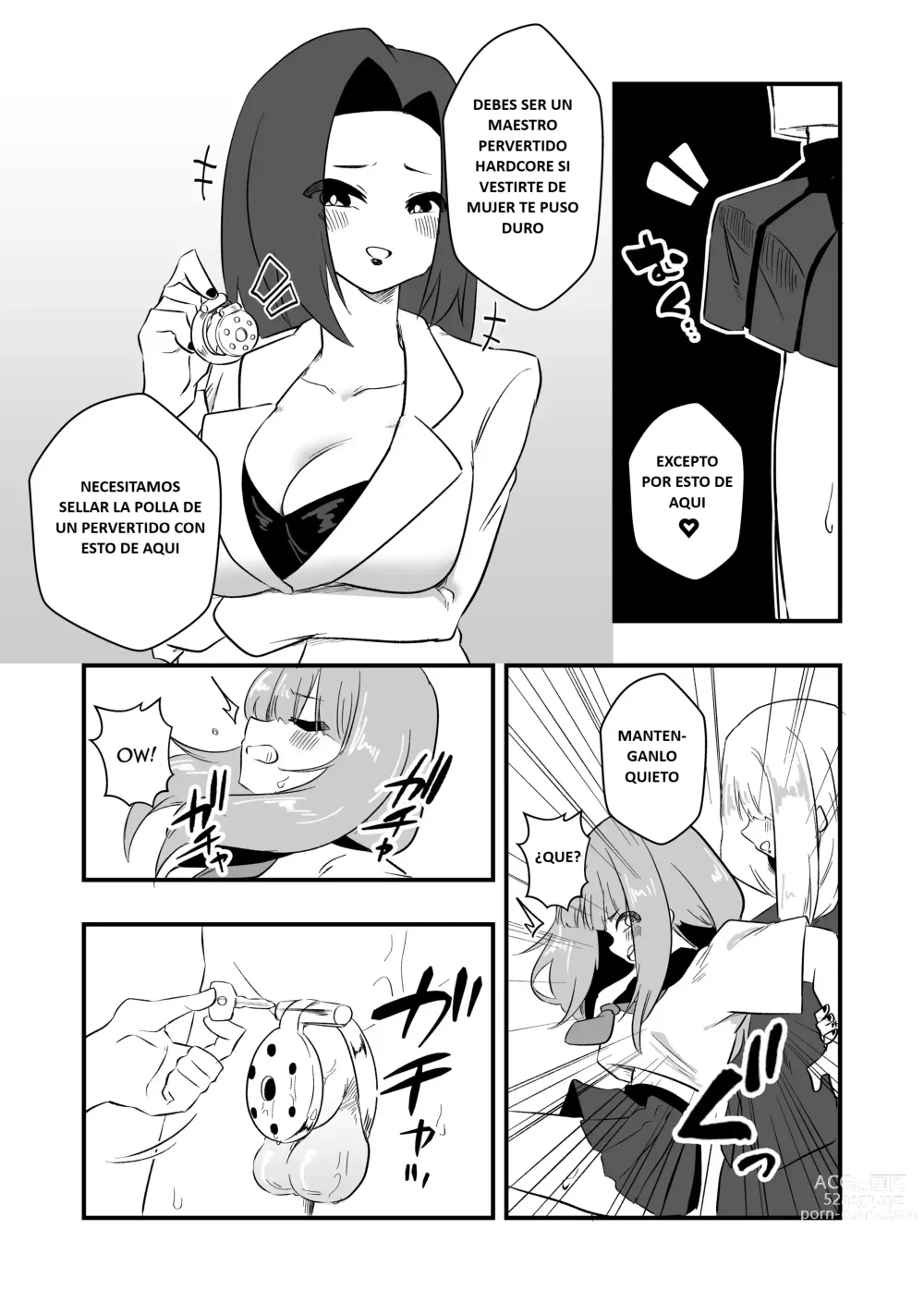 Page 7 of doujinshi Mon Pe Niyoru Dansei Kyoushi Josou Choukyou Keikaku