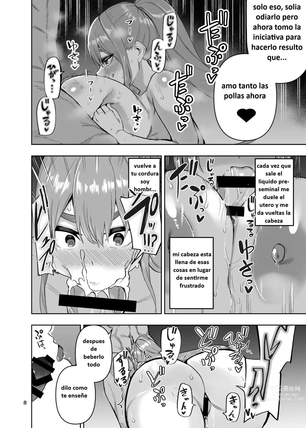 Page 9 of doujinshi Dosukebe Onaho Body Byou Tsuyokute Kakkoii Kareshi ga Onaho ni Naru made