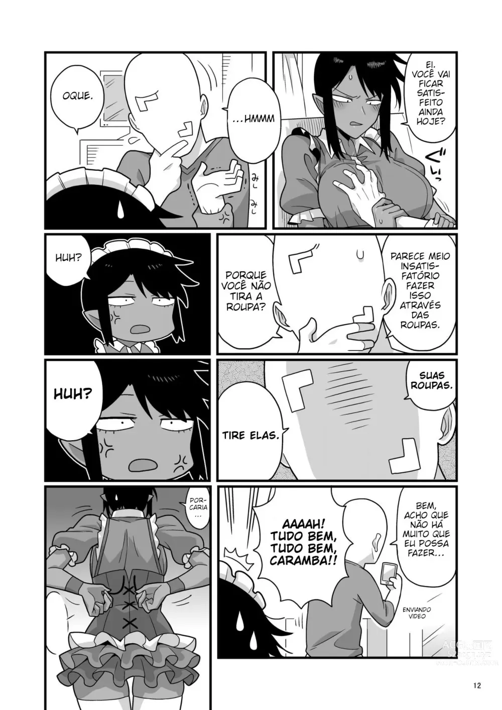 Page 12 of doujinshi Kuchi Warui-san no Yowami o Nigitte Iroiro Sasete Morau Hon