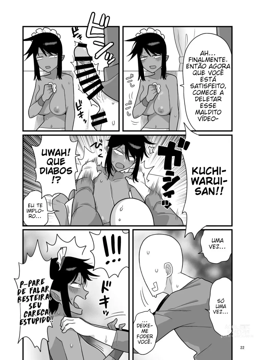 Page 22 of doujinshi Kuchi Warui-san no Yowami o Nigitte Iroiro Sasete Morau Hon