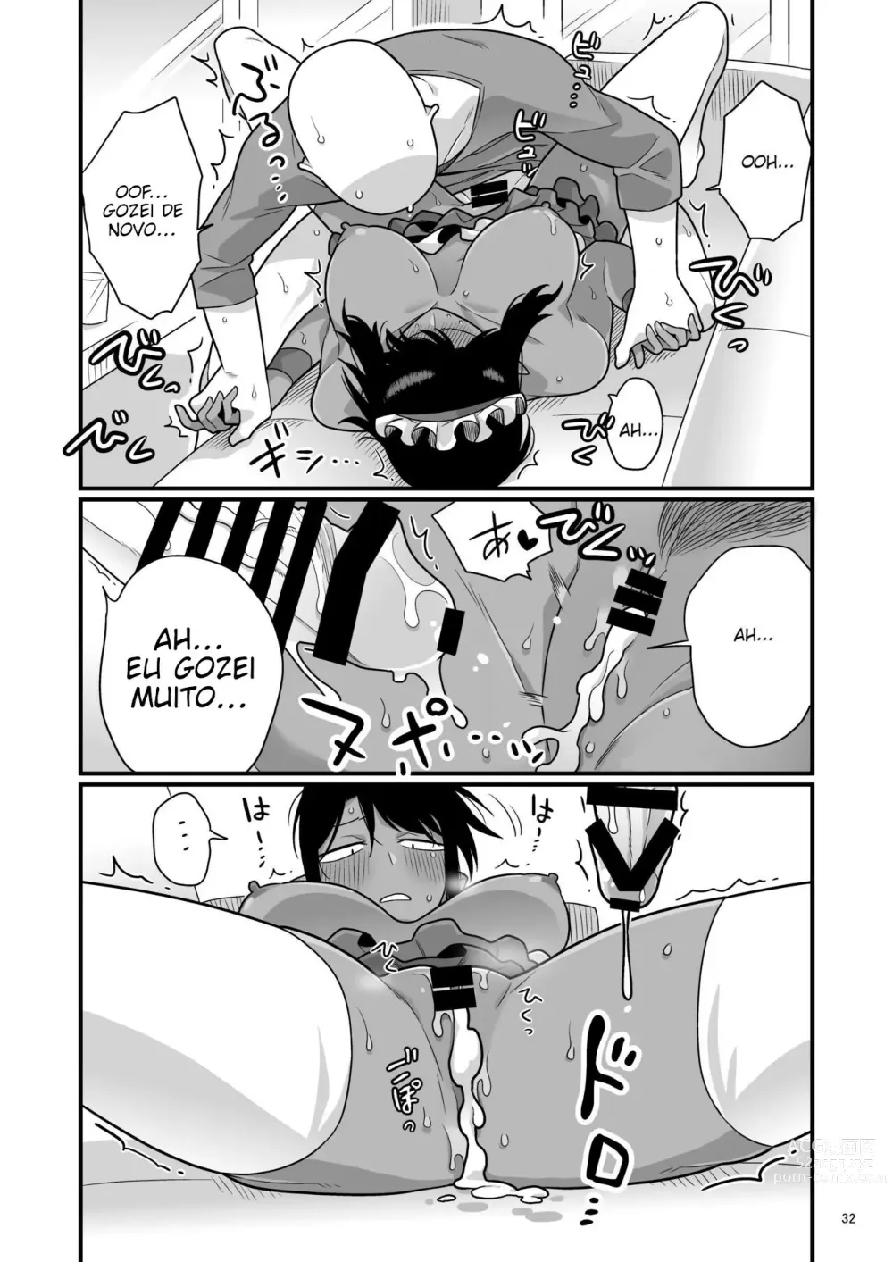 Page 32 of doujinshi Kuchi Warui-san no Yowami o Nigitte Iroiro Sasete Morau Hon