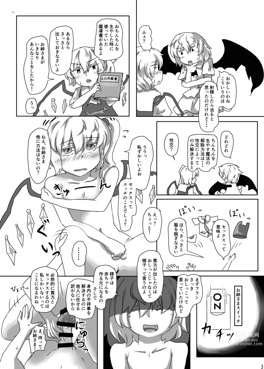 Page 110 of doujinshi Touhou Futanari Uke Goudou-shi