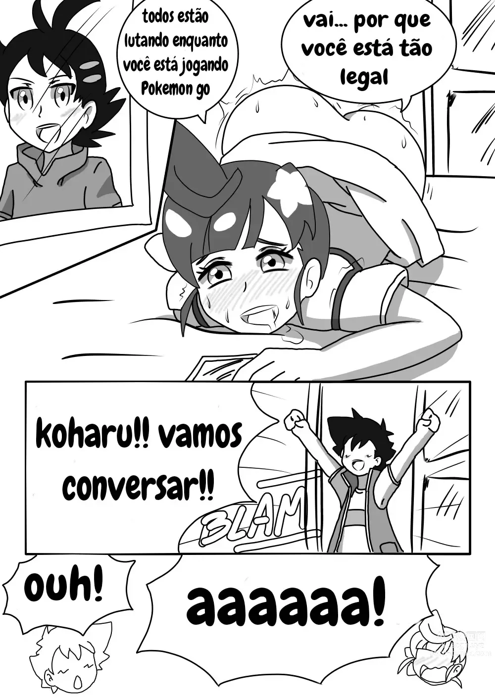 Page 2 of doujinshi Satoshi and koharu daily talk cap 02