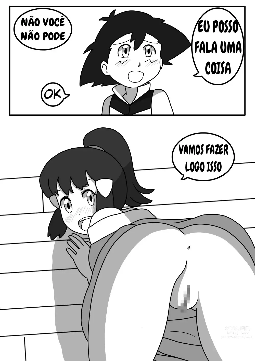 Page 19 of doujinshi Satoshi and koharu daily talk cap 08