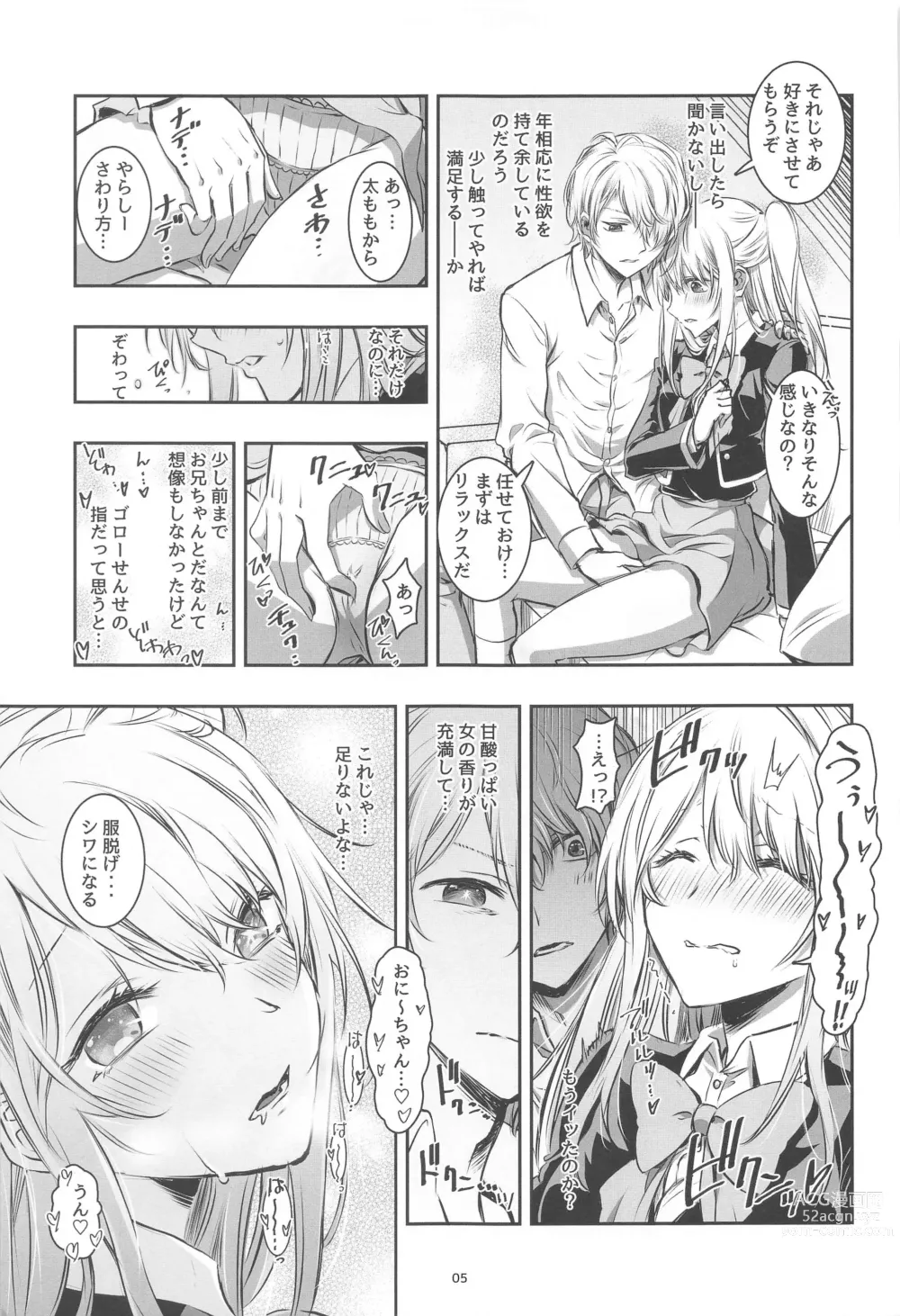 Page 4 of doujinshi AI TO TSUIOKU NO HIBI