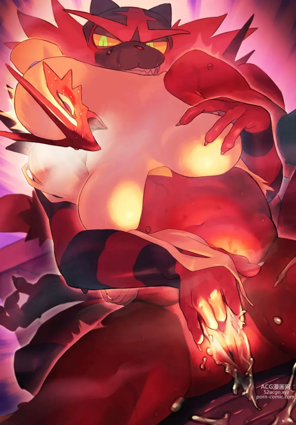 Page 8 of imageset Blaziken x Incineroar