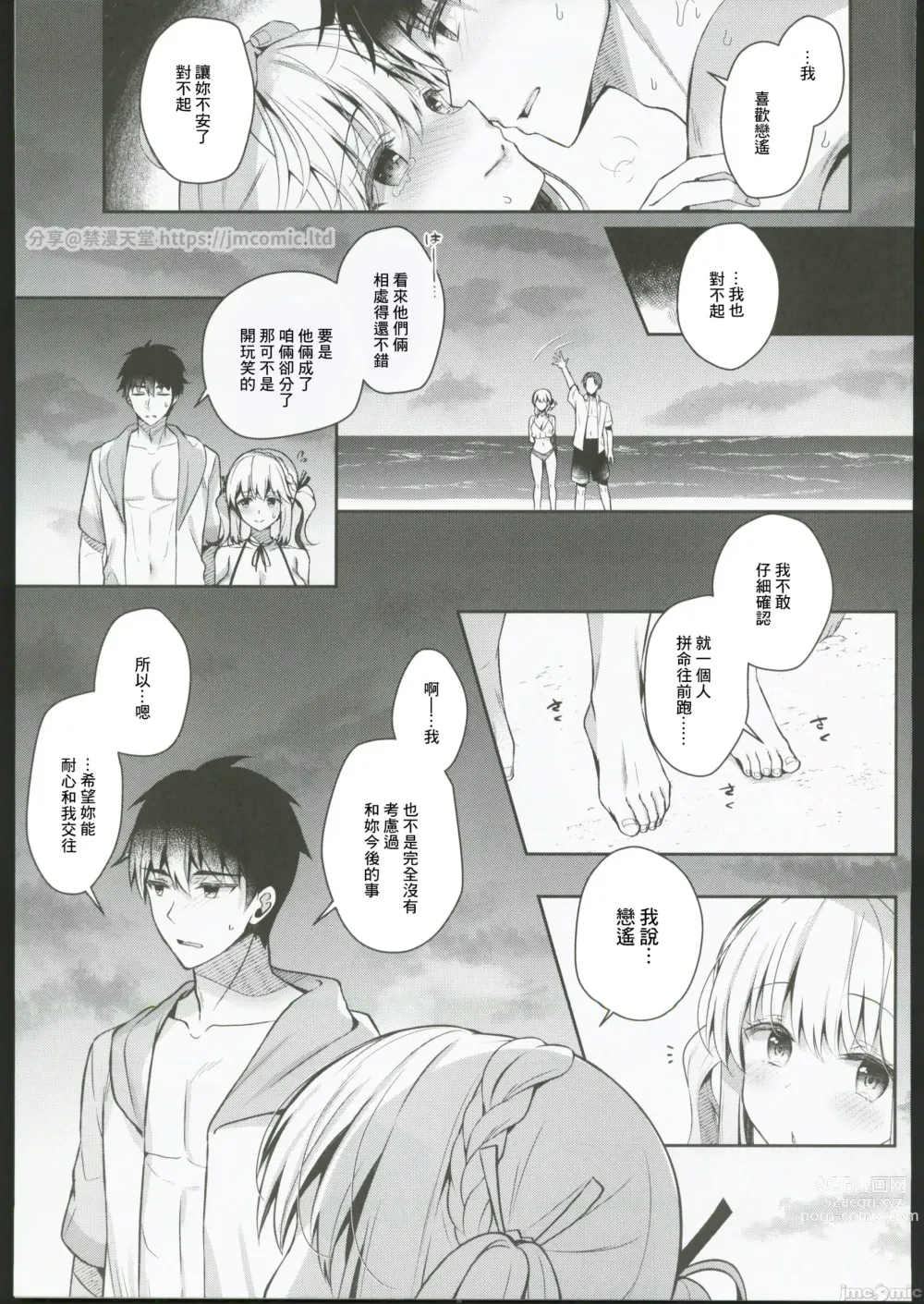 Page 40 of doujinshi Osananajimi de Koibito to Summer Vacation