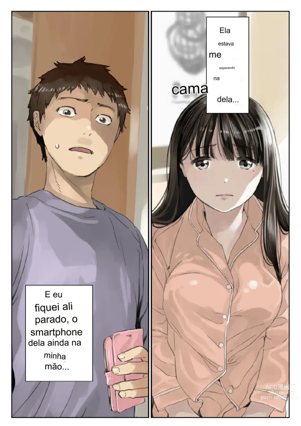 Page 3 of doujinshi Kanojo no SmaPho o Nozoita dake nano ni 3  I Just Snooped through Her Smartphone 3 [ptbr] google tradutor