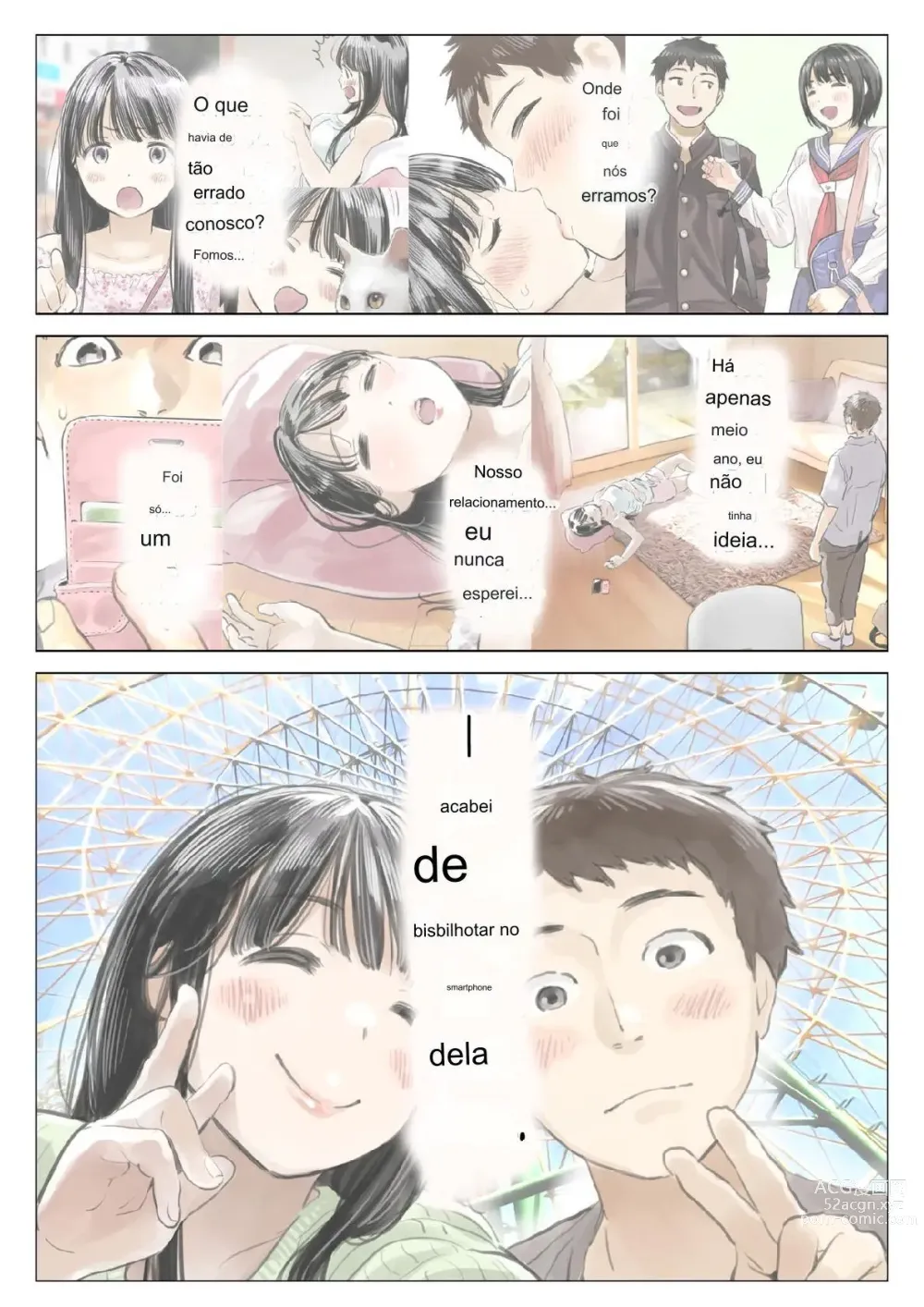 Page 66 of doujinshi Kanojo no SmaPho o Nozoita dake nano ni 3  I Just Snooped through Her Smartphone 3 [ptbr] google tradutor