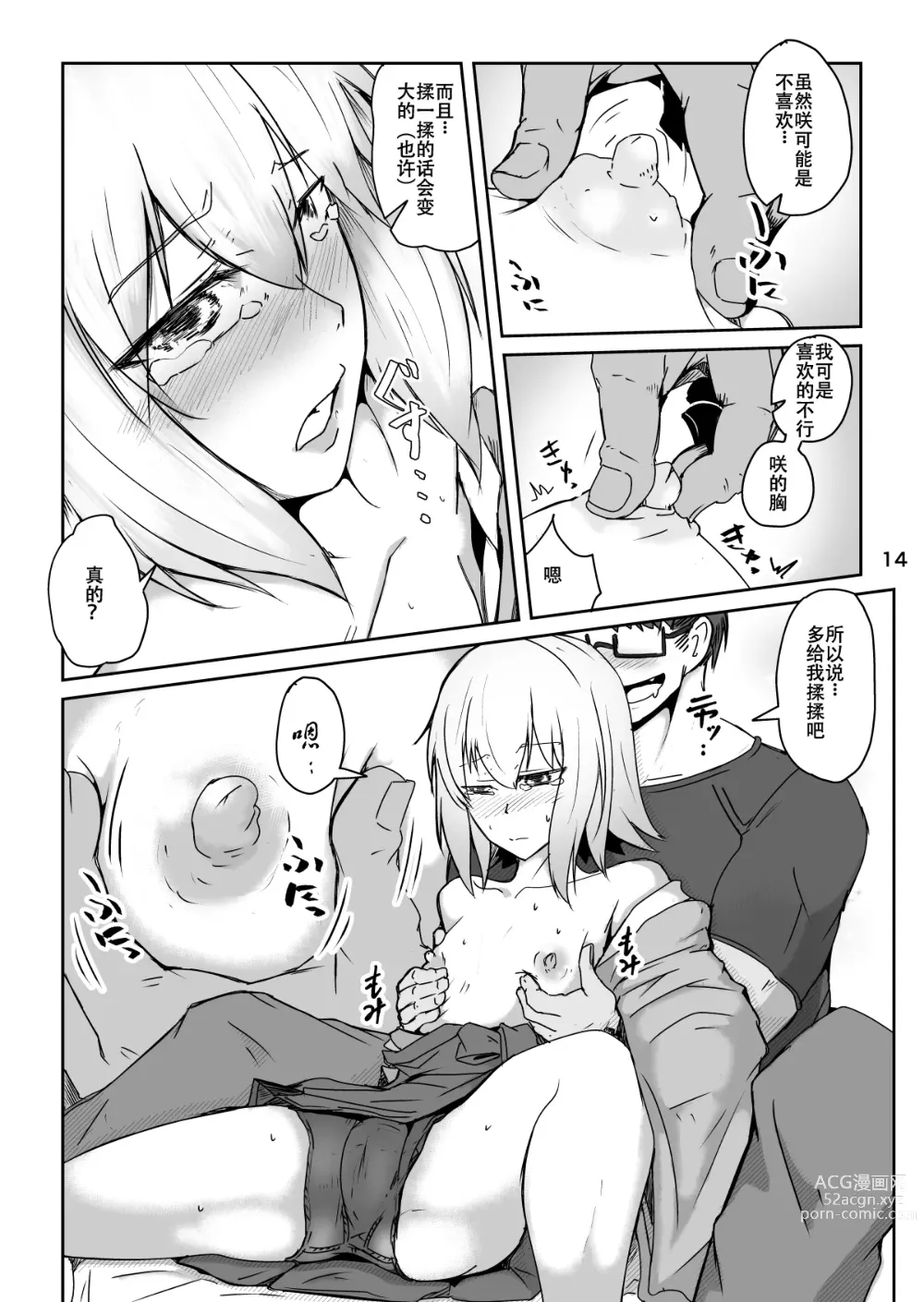 Page 14 of doujinshi Cosplay Uriko no Otomodachi: Event-zennya sex!