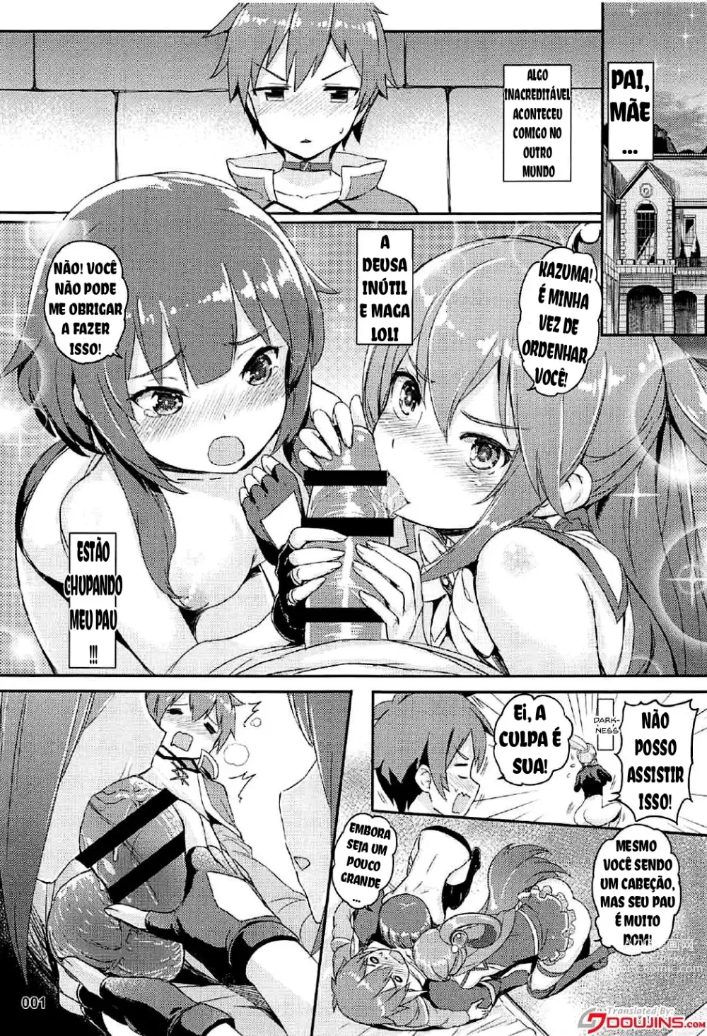 Page 2 of doujinshi Kono Azen na Kazuma ni Shojo o!