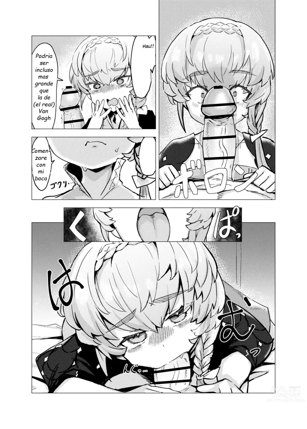 Page 6 of doujinshi Van Gogh no Shinshitsu - La Chambre à chaldea