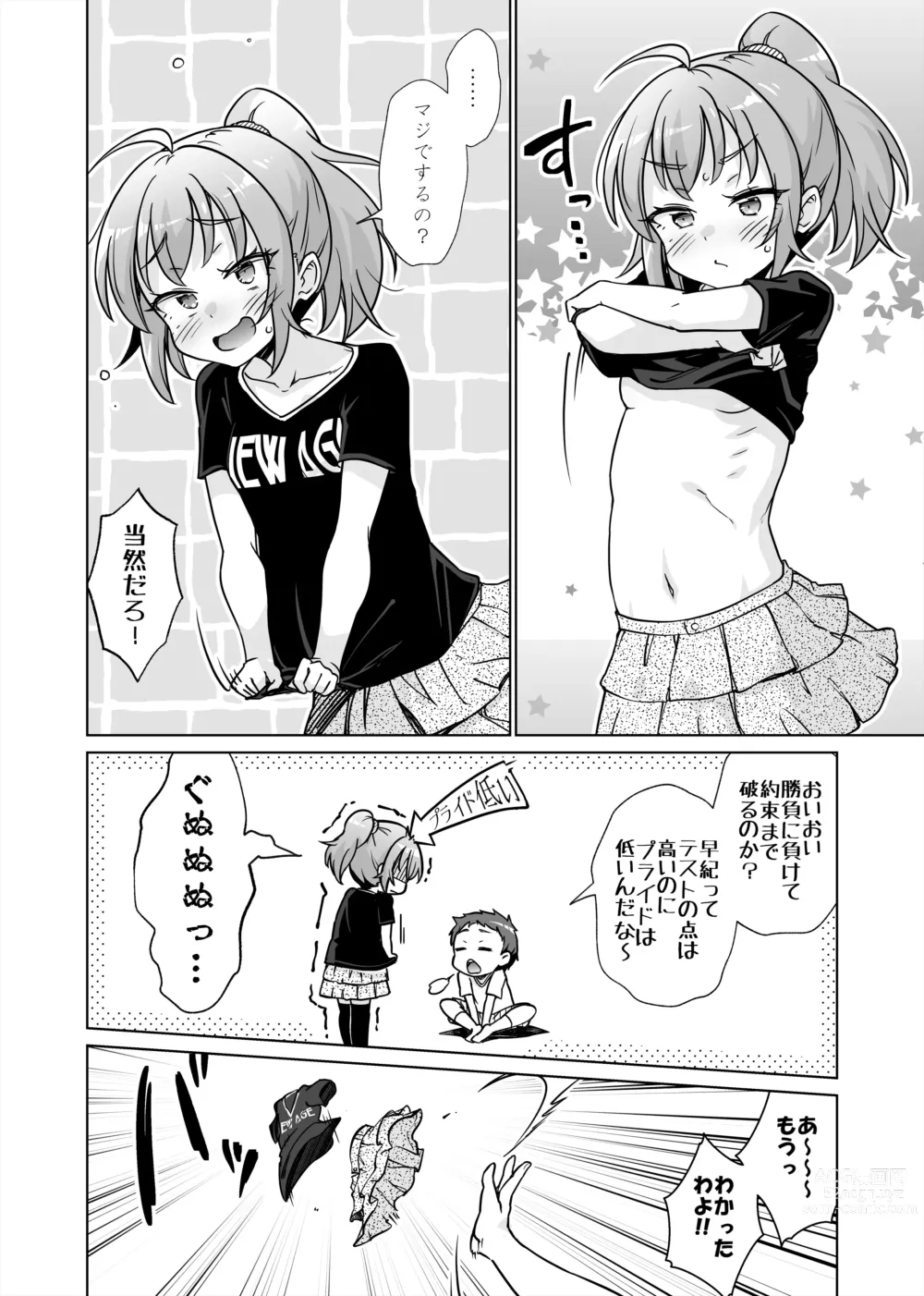 Page 10 of doujinshi Batsu Game de Joshi ni H na Meirei Shichaimashita!!