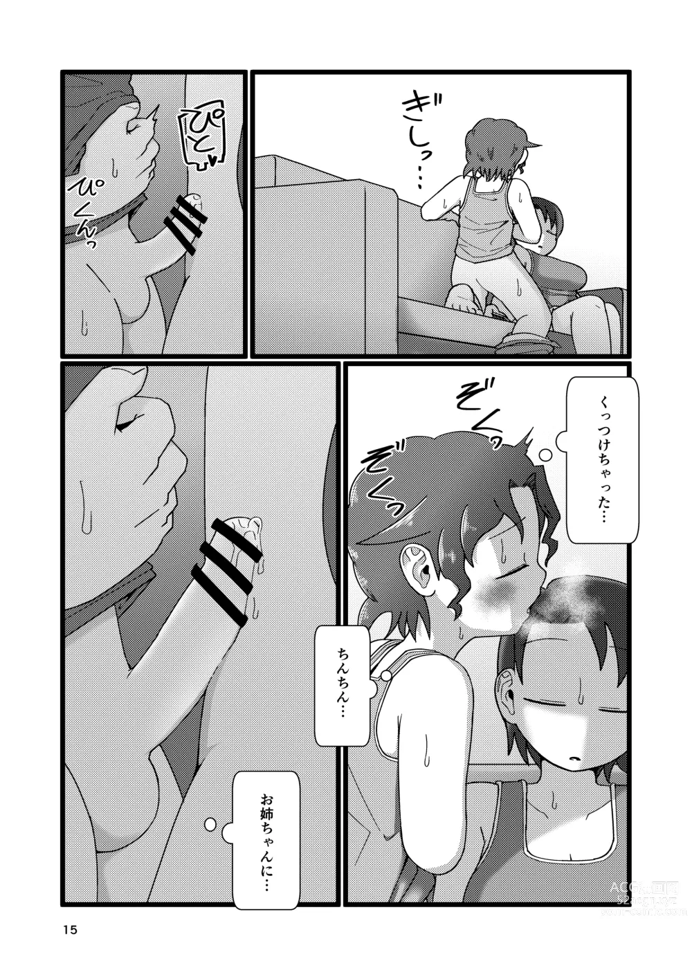 Page 15 of doujinshi Boku to Natsuyasumi no Ane