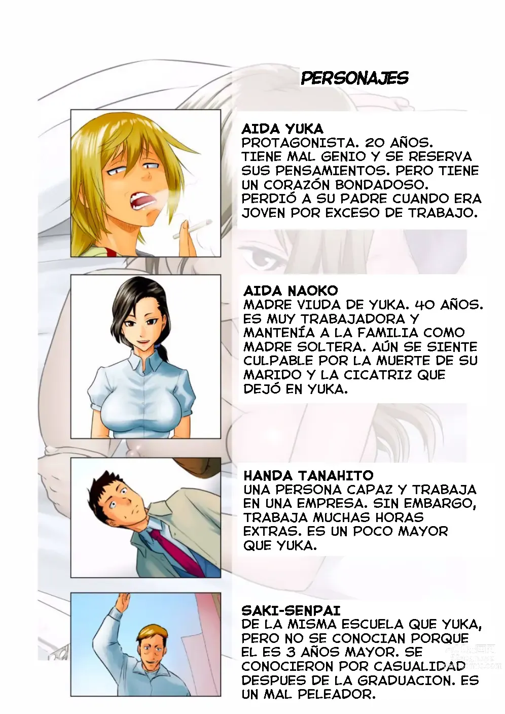 Page 2 of doujinshi Yuka - Mi Peligrosa Vecina Rubia, en Realidad era Virgen