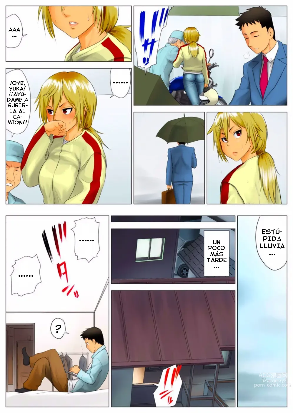 Page 12 of doujinshi Yuka - Mi Peligrosa Vecina Rubia, en Realidad era Virgen