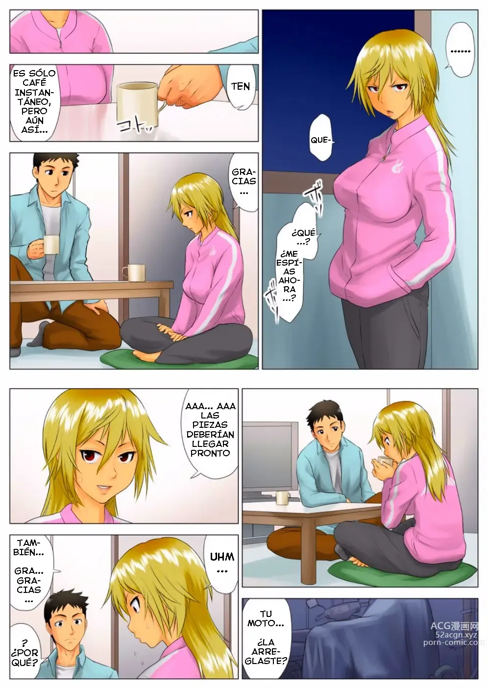 Page 14 of doujinshi Yuka - Mi Peligrosa Vecina Rubia, en Realidad era Virgen