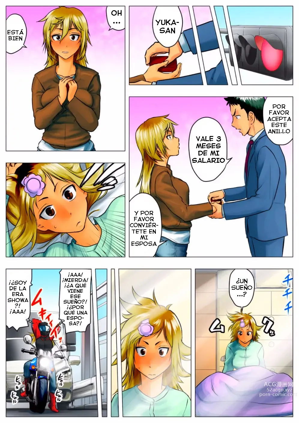 Page 19 of doujinshi Yuka - Mi Peligrosa Vecina Rubia, en Realidad era Virgen