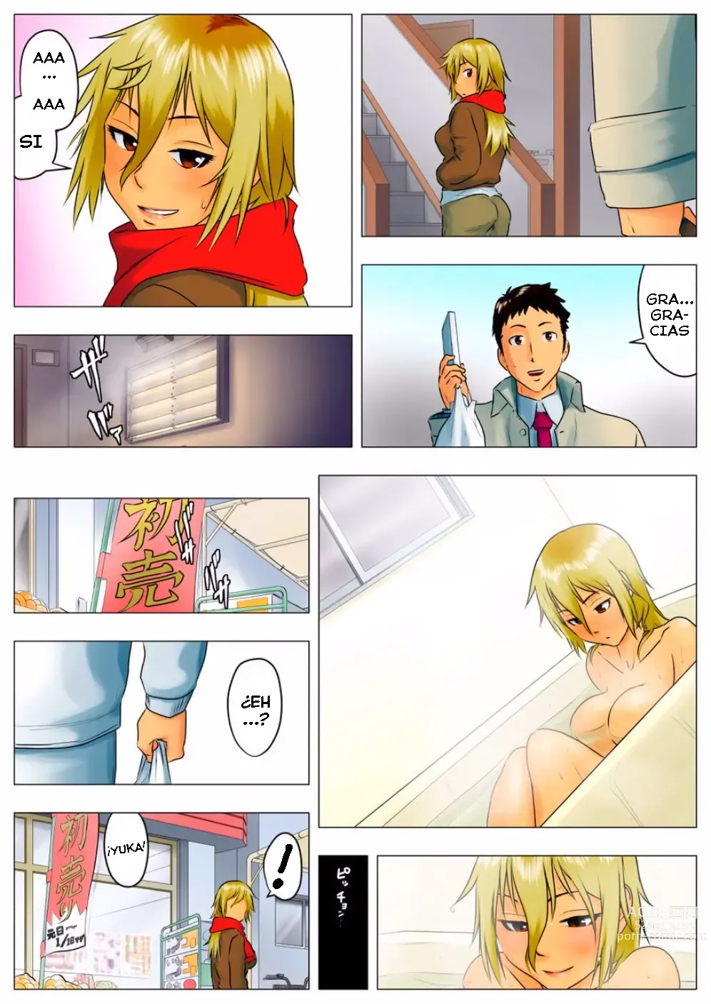 Page 22 of doujinshi Yuka - Mi Peligrosa Vecina Rubia, en Realidad era Virgen