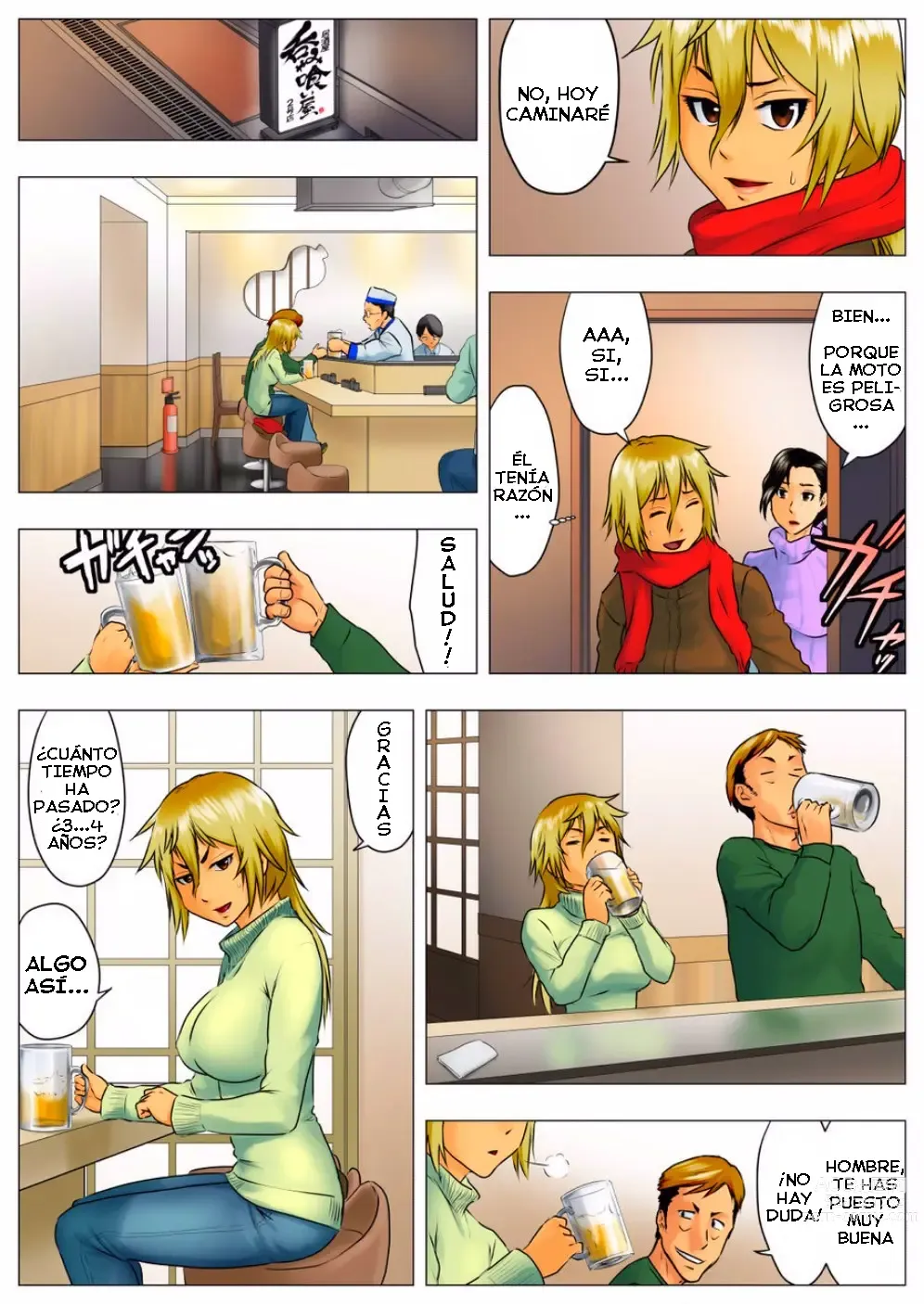 Page 24 of doujinshi Yuka - Mi Peligrosa Vecina Rubia, en Realidad era Virgen