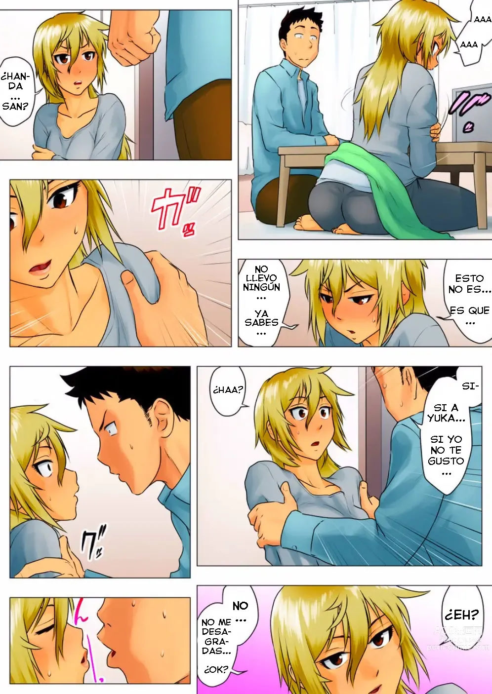 Page 34 of doujinshi Yuka - Mi Peligrosa Vecina Rubia, en Realidad era Virgen