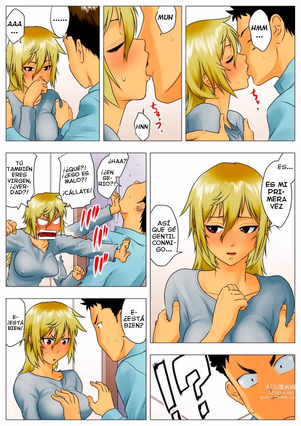 Page 35 of doujinshi Yuka - Mi Peligrosa Vecina Rubia, en Realidad era Virgen