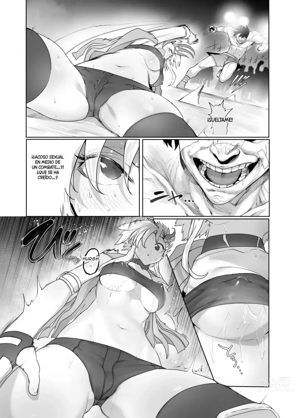 Page 17 of doujinshi Kakutou Rape -Saikyou Shoujo Touka ga Okasareta Hi-