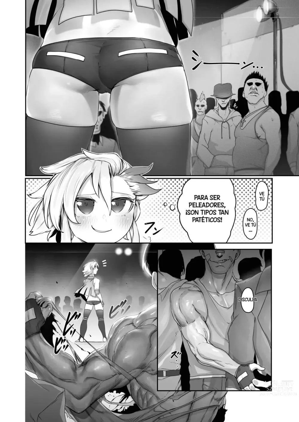 Page 5 of doujinshi Kakutou Rape -Saikyou Shoujo Touka ga Okasareta Hi-