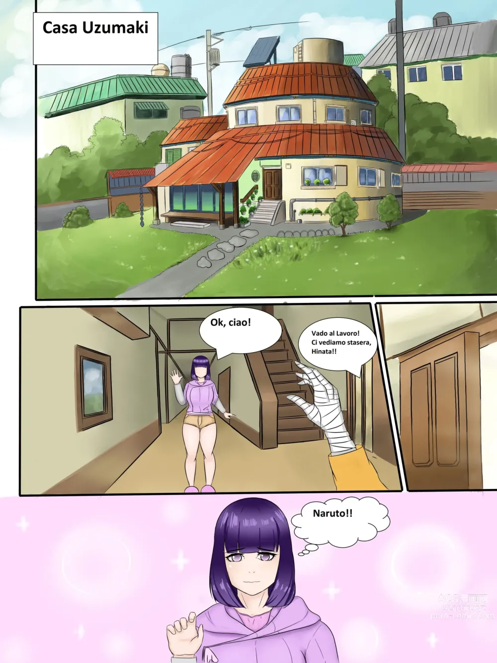 Page 1 of doujinshi Hinata trova lavoro