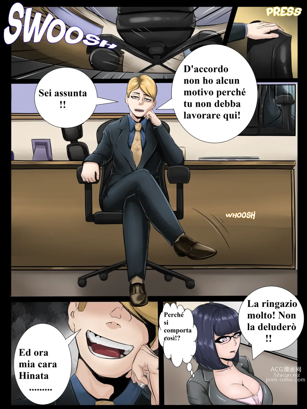 Page 11 of doujinshi Hinata trova lavoro