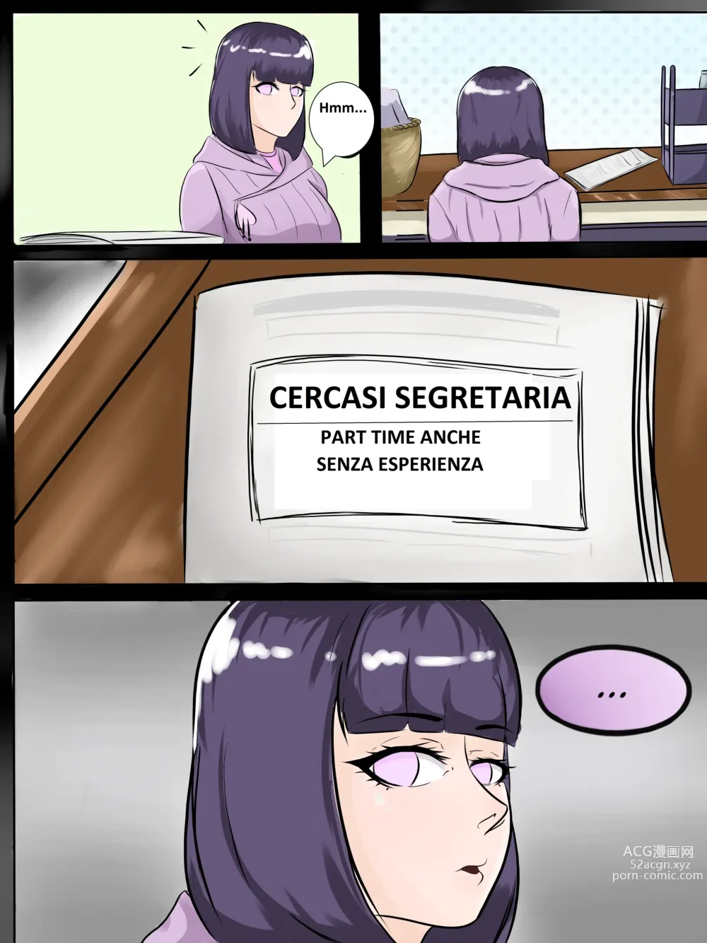 Page 4 of doujinshi Hinata trova lavoro