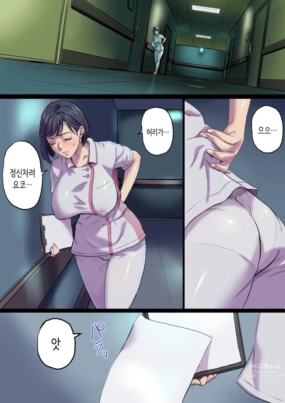 Page 28 of doujinshi 속 옆자리 침대에서 따먹히는 농익은 간호사 엄마