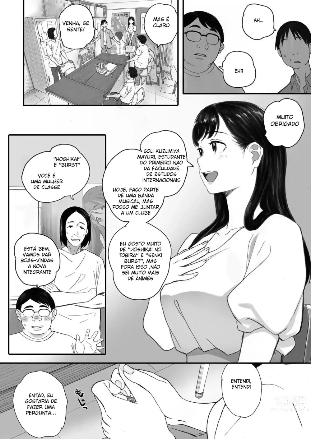 Page 4 of doujinshi Boku no Senpai Kanojo wa OtaCir no Hime ni Naru