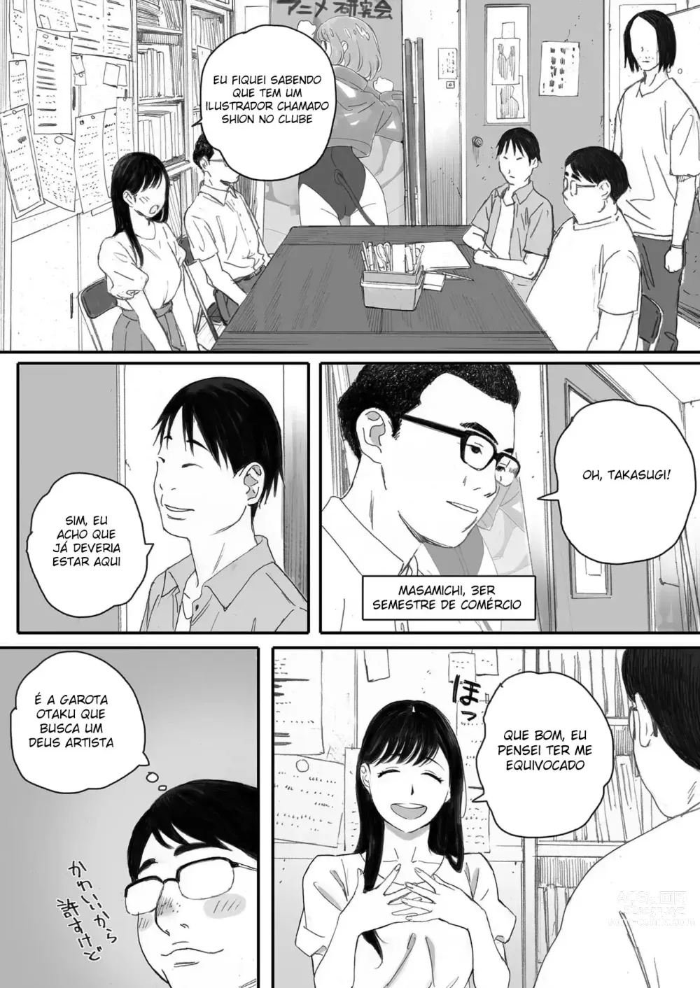 Page 5 of doujinshi Boku no Senpai Kanojo wa OtaCir no Hime ni Naru