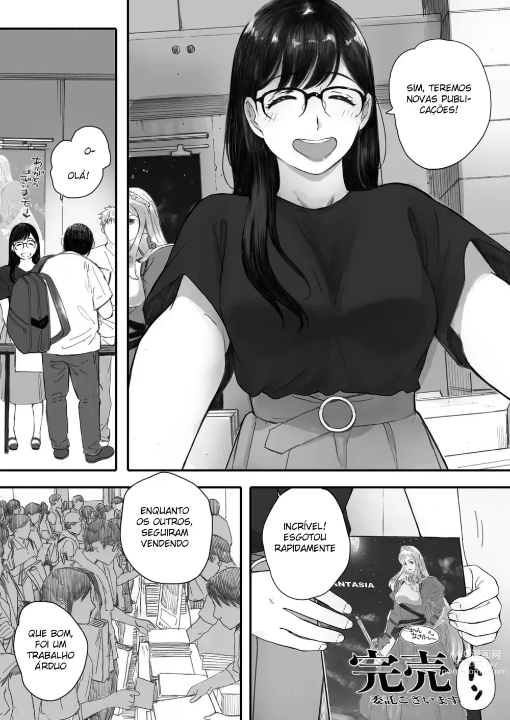 Page 53 of doujinshi Boku no Senpai Kanojo wa OtaCir no Hime ni Naru