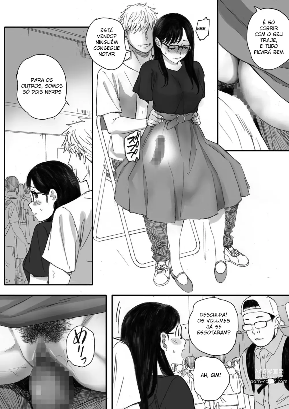 Page 55 of doujinshi Boku no Senpai Kanojo wa OtaCir no Hime ni Naru