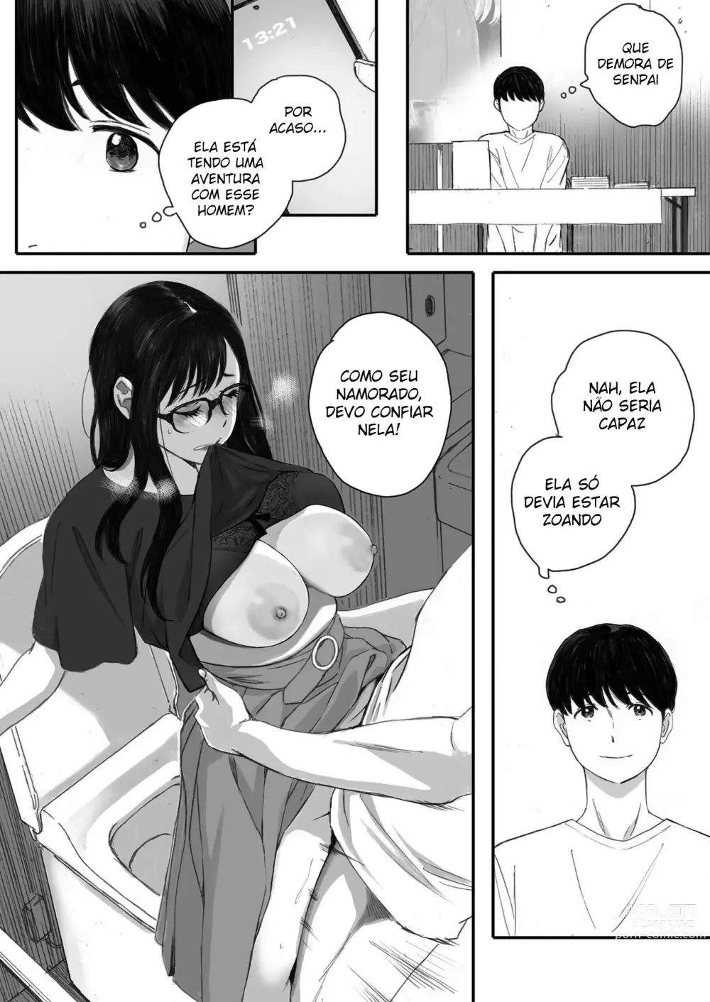 Page 64 of doujinshi Boku no Senpai Kanojo wa OtaCir no Hime ni Naru