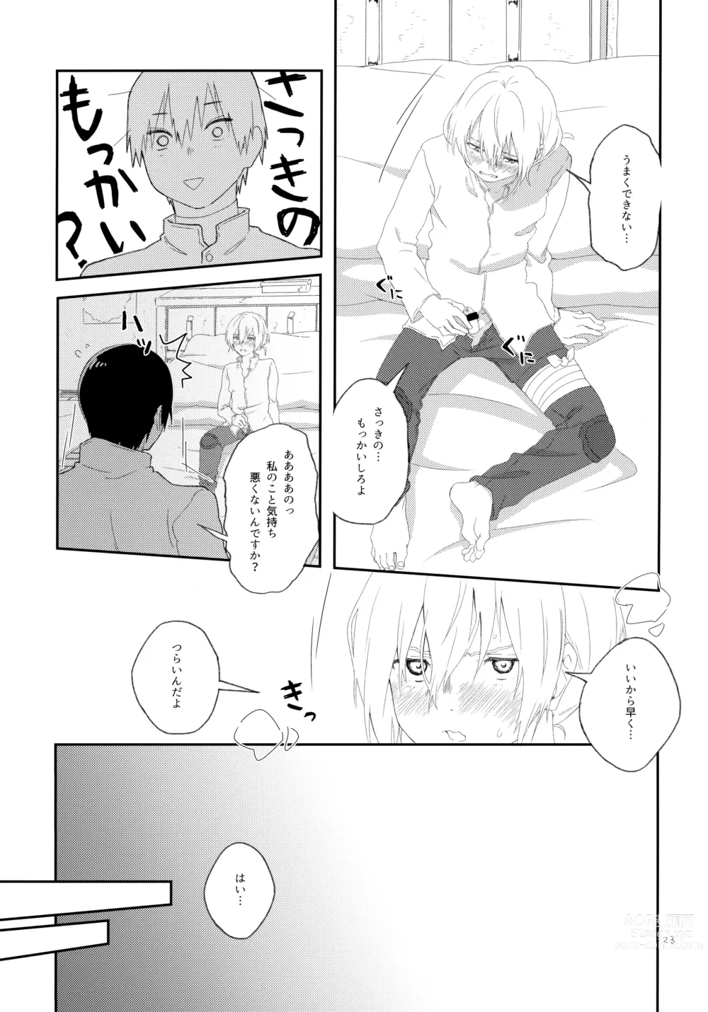 Page 22 of doujinshi Sono Toki wa, Omae to