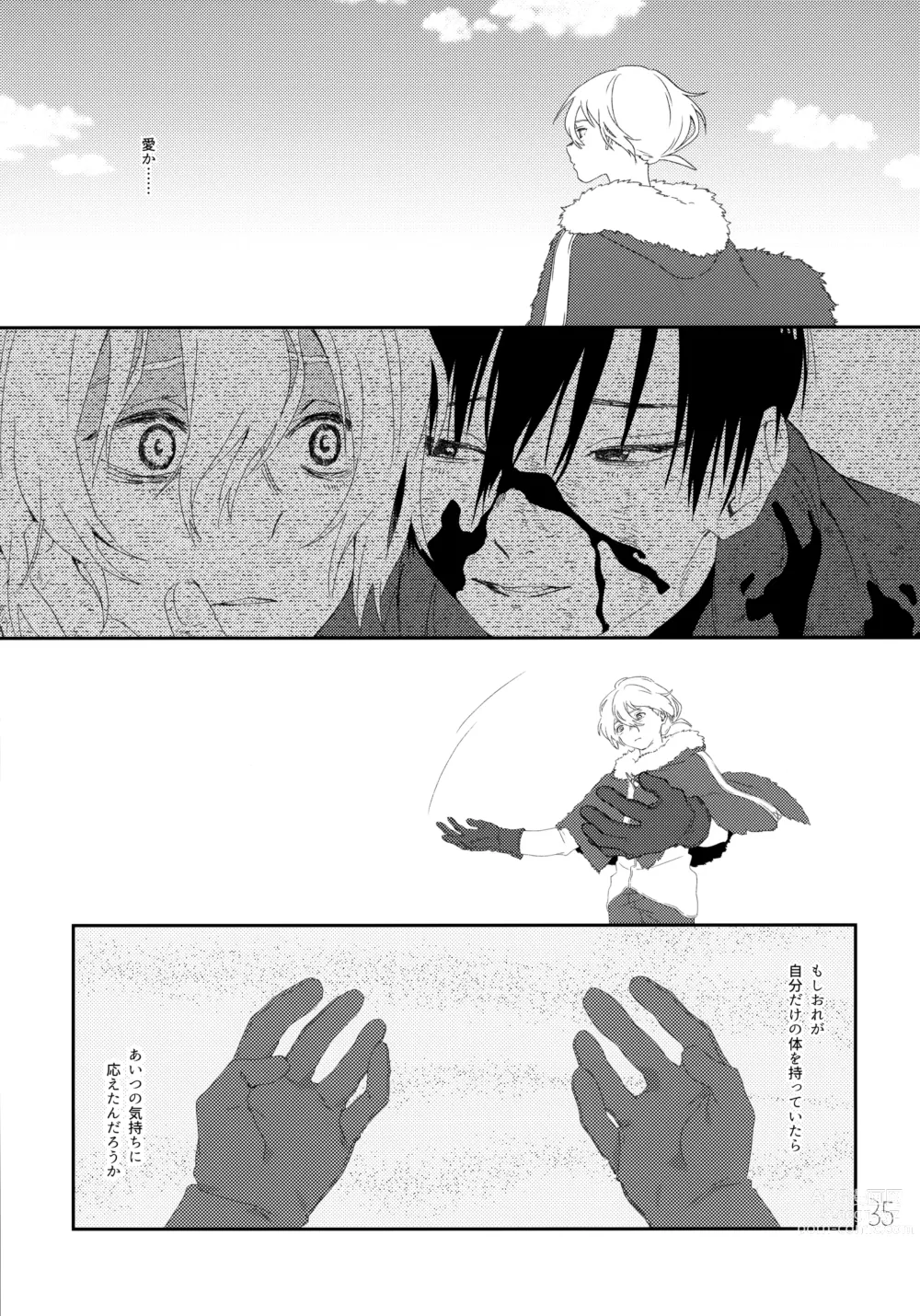 Page 34 of doujinshi Sono Toki wa, Omae to