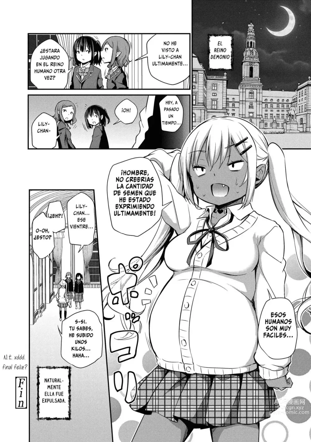 Page 34 of manga La Catastrofe de la Torpe Sucubo Lily-chan (decensored)