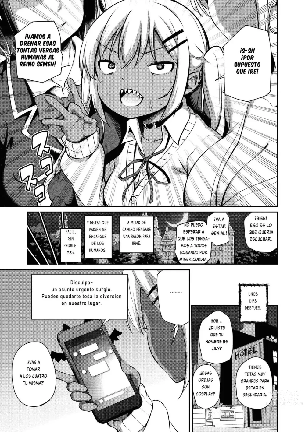 Page 5 of manga La Catastrofe de la Torpe Sucubo Lily-chan (decensored)