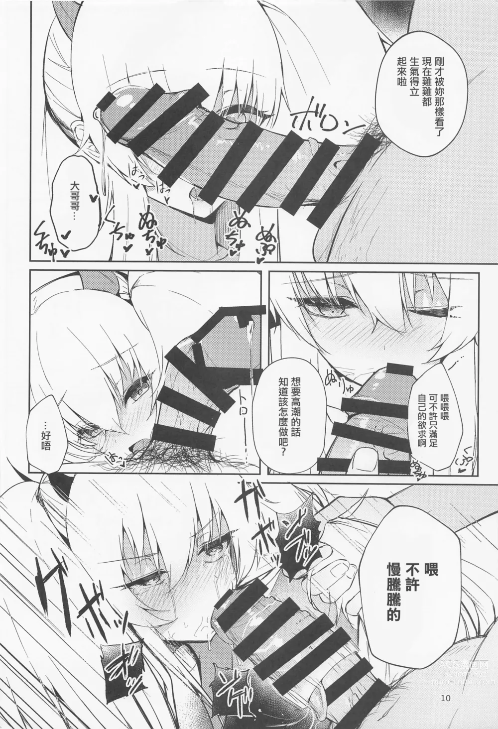 Page 9 of doujinshi Joucho o Midashite Kuru Inma (Mesugaki) o Saimin (Mechakucha) Shiteyatta