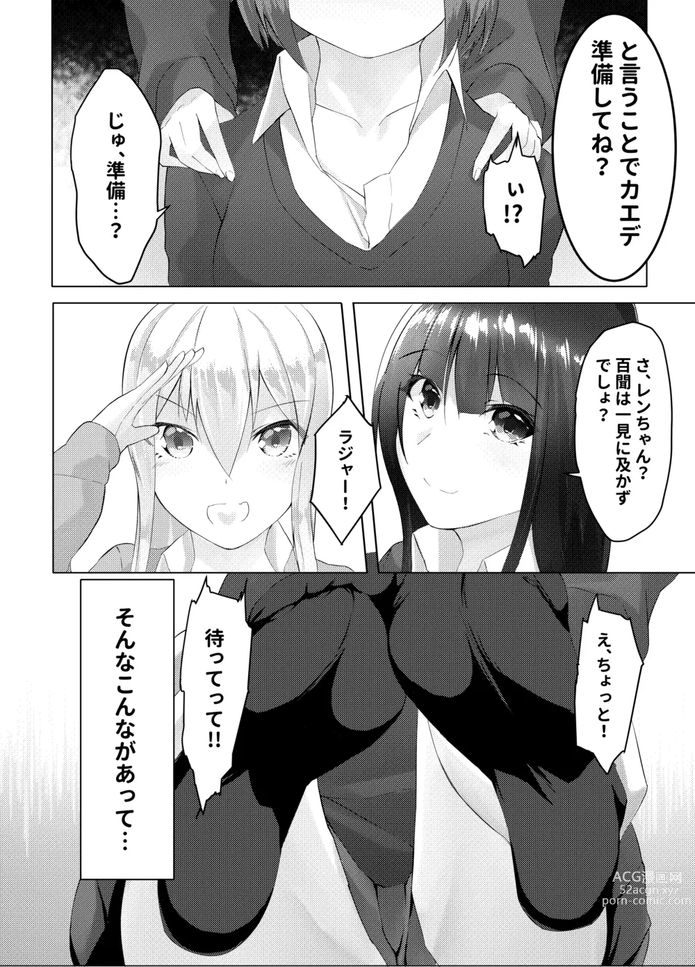 Page 8 of doujinshi 妹はすぐ脱ぐ 〜二人の前で脱ぐ〜