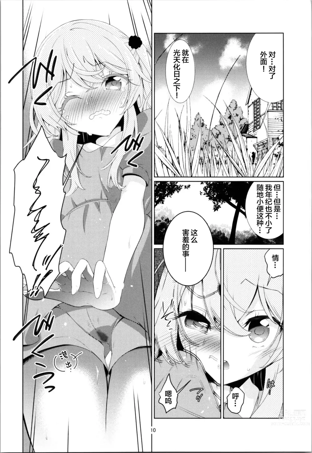 Page 10 of doujinshi Juju no Hinyou na Bouken - Jujus urinary adventure