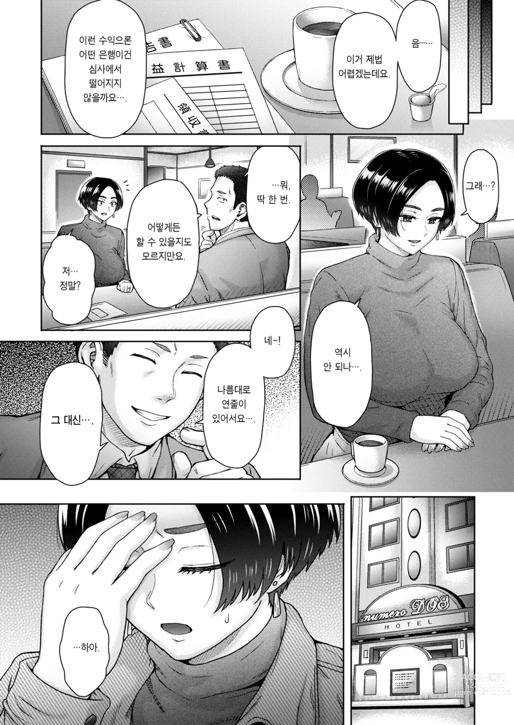 Page 5 of doujinshi 내조계 유부녀 히토미(32살) ~대학시절 후배에게…~ (decensored)