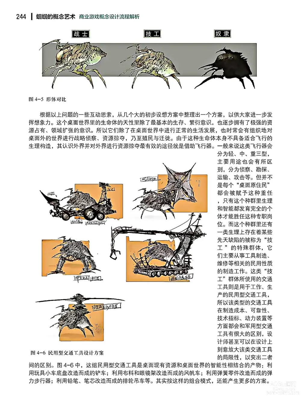 Page 245 of imageset 蝈蝈的概念艺术 商业游戏概念设计流程解析