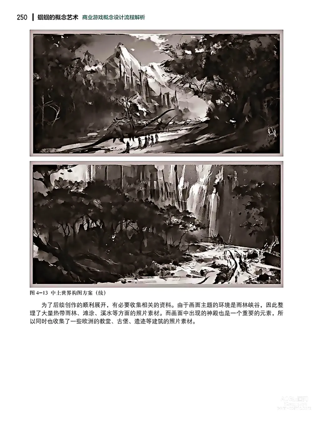 Page 251 of imageset 蝈蝈的概念艺术 商业游戏概念设计流程解析