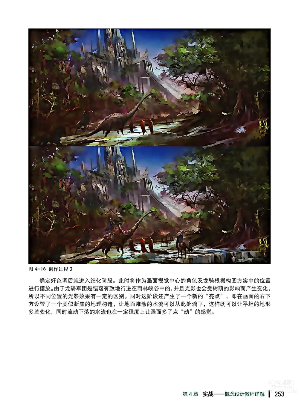 Page 254 of imageset 蝈蝈的概念艺术 商业游戏概念设计流程解析